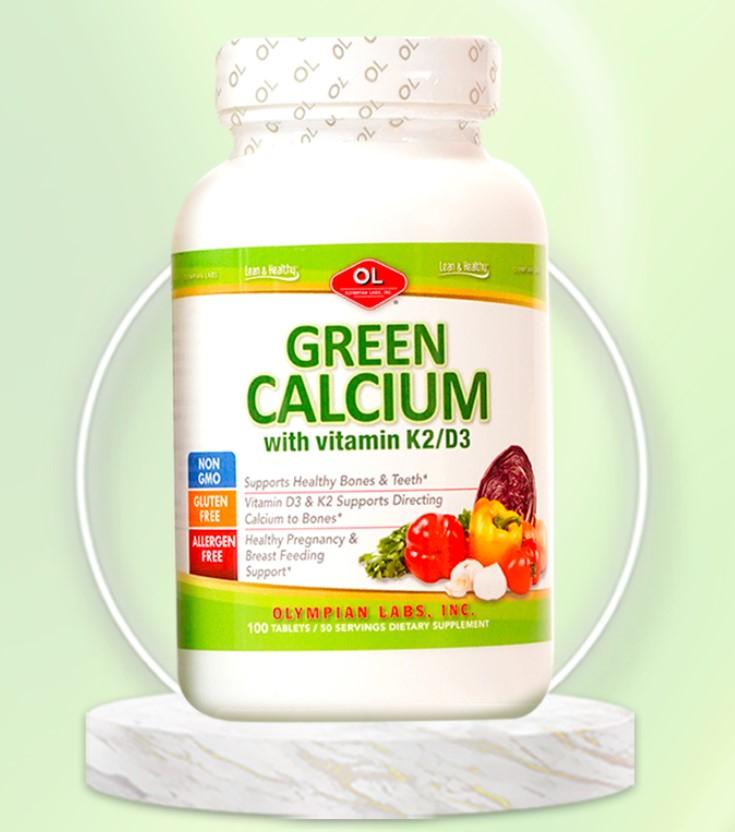 Canxi hữu cơ Olympian Labs Green Calcium
