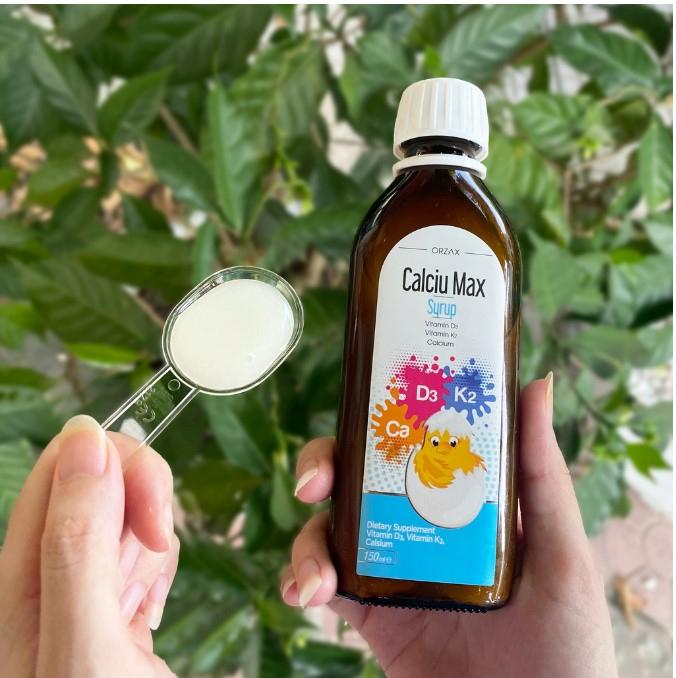 Canxi hữu cơ Orzax Calciu Max Syrup - bổ sung Canxi cho trẻ trên 6 tháng tuổi