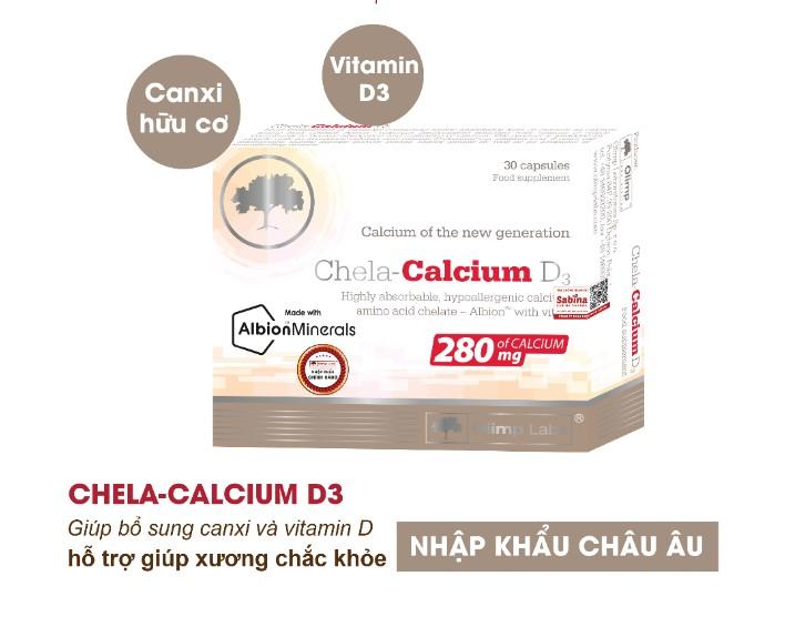 Canxi nhập khẩu Châu Âu Chela - Calcium D3