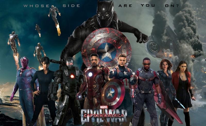 Captain America: Civil War (2016) là cuộc đối đầu giữa Iron Man và Caption American