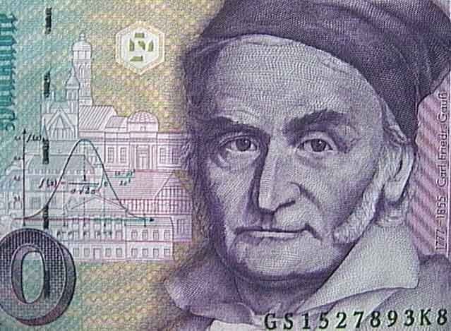Carl Friedrich Gauss (1777 – 1855) là một nhà toán học và nhà khoa học người Đức tài năng, người đã có nhiều đóng góp lớn cho các lĩnh vực khoa học, như lý thuyết số, giải tích, hình học vi phân, khoa trắc địa, từ học, thiên văn học và quang học.