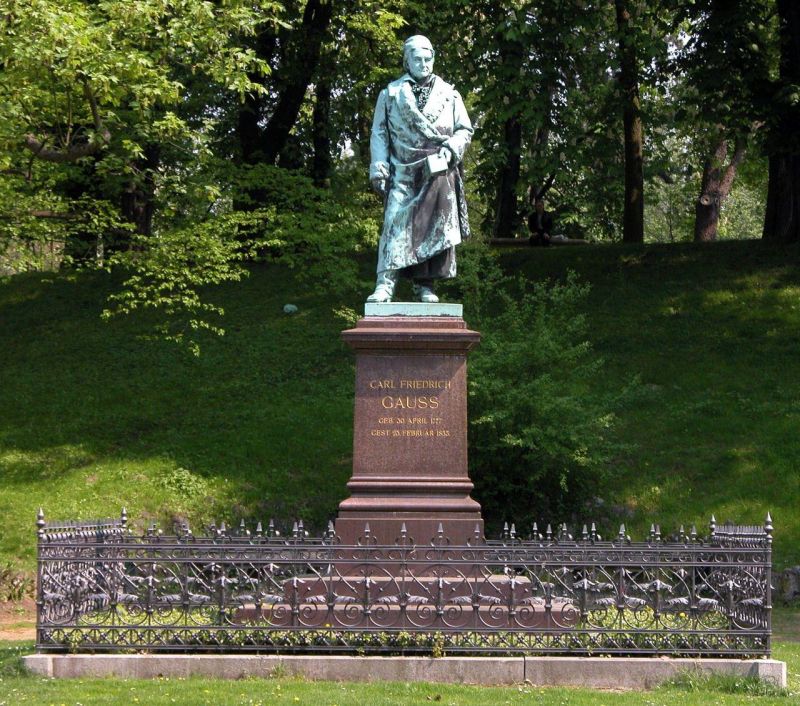 Tượng Gauss tại quê nhà Braunschweig