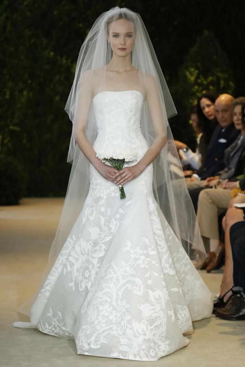 Váy cưới của thương hiệu Carolina Herrera