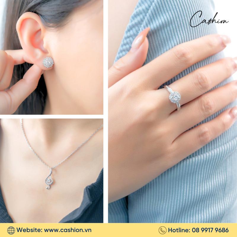 Thiết kế đa dạng, chi phí hợp lý, trang sức Kim cương tại Cashion rất được lòng các tín đồ thời trang cao cấp