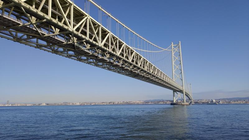 Cầu Akashi Kaikyo, eo biển Akashi, Nhật Bản