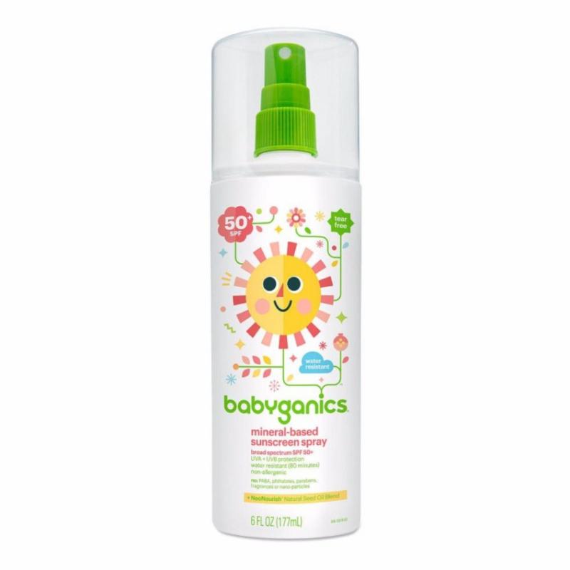 Chai xịt chống nắng Babyganics Mineral-Based Sunscreen Spray SPF 50+