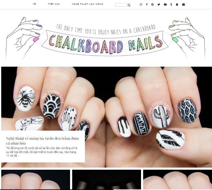 Chalkboard Nails
