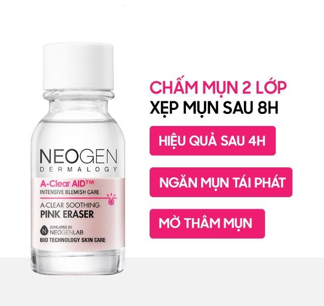 Chấm mụn Neogen Dermalogy A-Clear Aid Soothing Pink Eraser