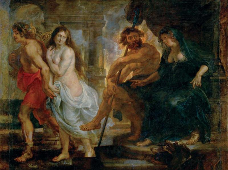 Orpheus cầu xin Hades cho vợ sống lại