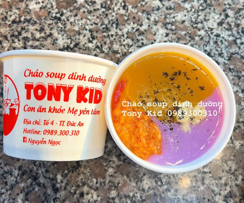 Cháo soup dinh dưỡng TonyKid