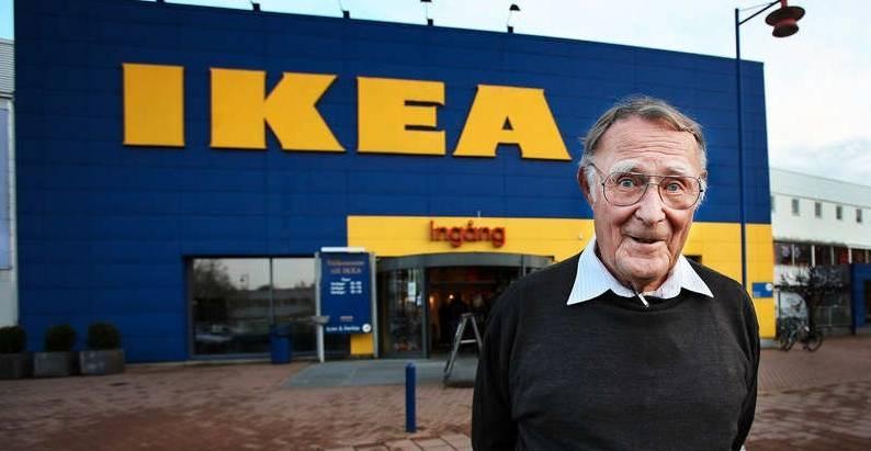 Ingvar Kamprad - Nhà tư bản công nghiệp Thụy Điển. Ông sáng lập ra dãy cửa hàng cung cấp trang bị đồ đạc trong nhà bán lẻ IKEA
