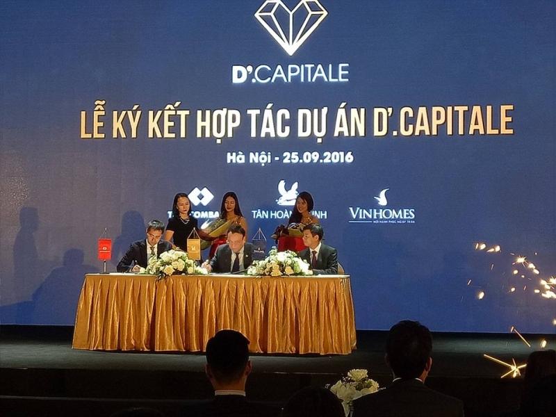Vingroup hợp tác cùng Tân Hoàng Minh và Techcombank triển khai dự án D’.Capitale