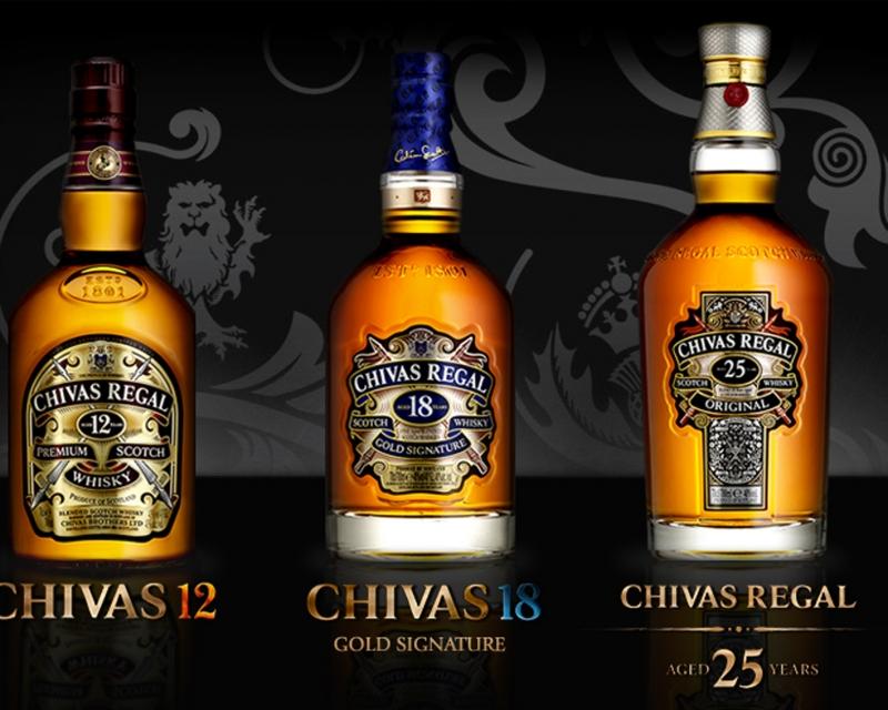 Một số sản phẩm của Chivas (Nguồn: Sưu tầm)