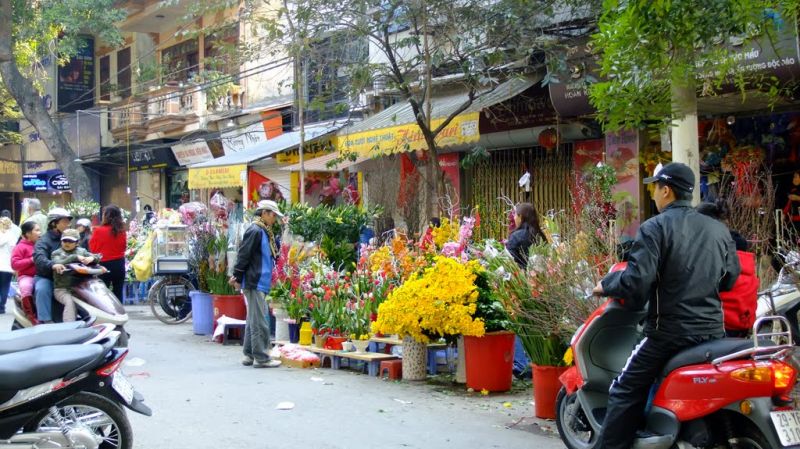 Chợ hoa Hàng Lược ngày cuối năm