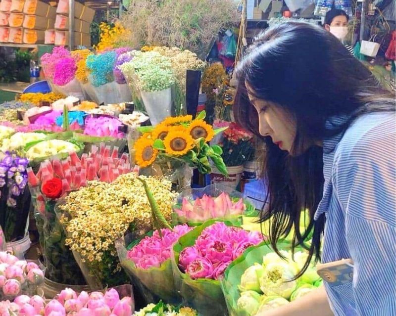 Chợ hoa Quảng Bá, Tây Hồ