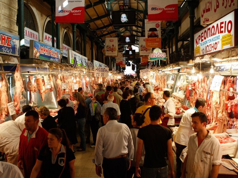 Chợ Varvakios Agora, Athens