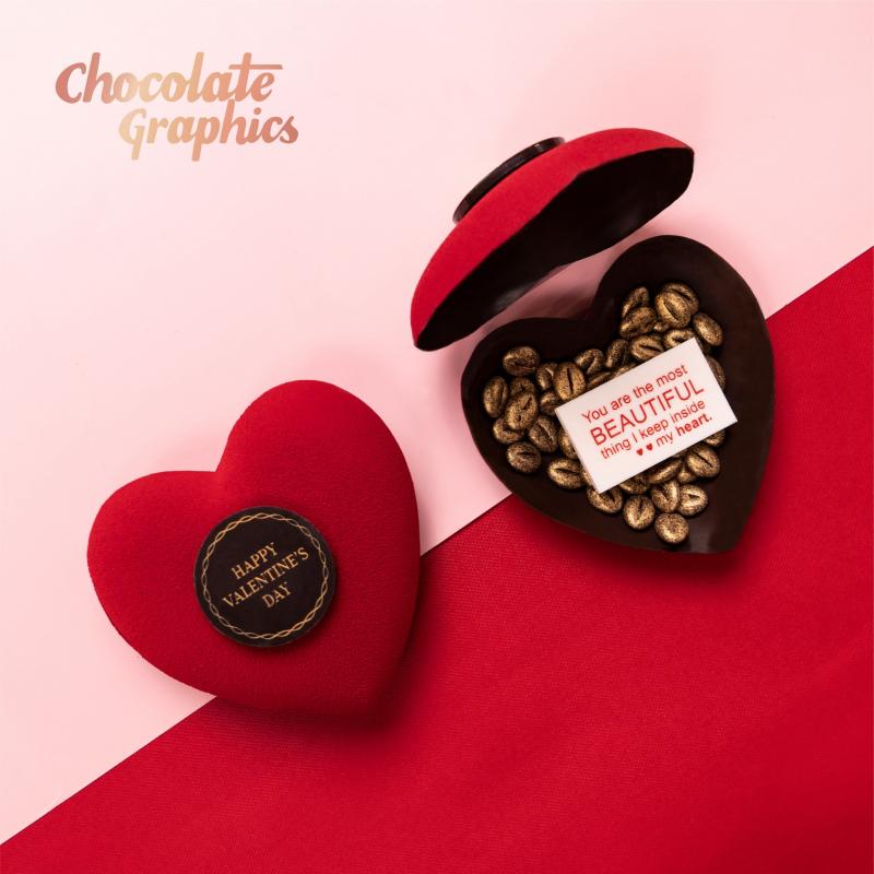 Sản phẩm của Chocolate Graphics  được làm bởi nguyên liệu cao cấp từ Bỉ với nhiều hương vị cao cấp