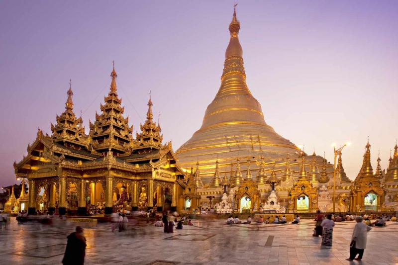 Chùa Shwedagon ở Myanmar