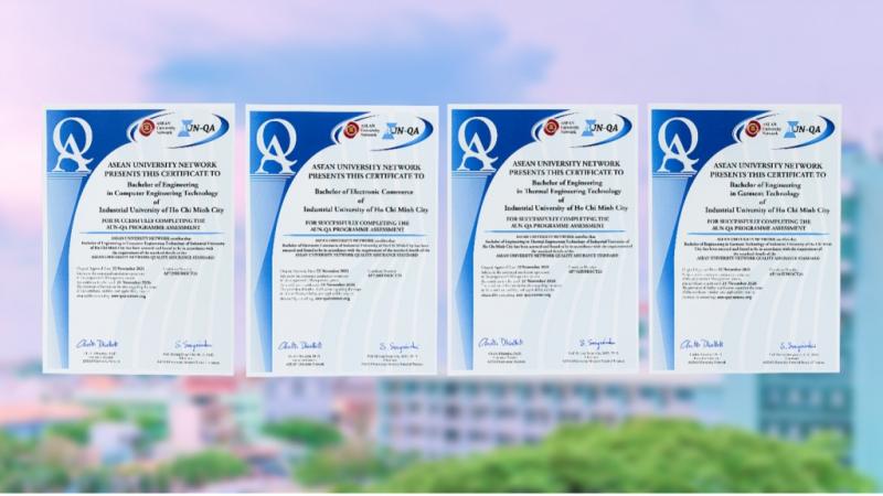 Bốn chương trình đào tạo mới đạt chuẩn AUN - QA