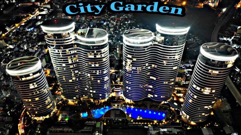 City Garden là tòa nhà có kiến trúc độc đáo