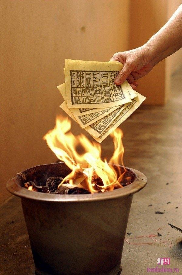 Không nên đốt giấy tiền vàng mã