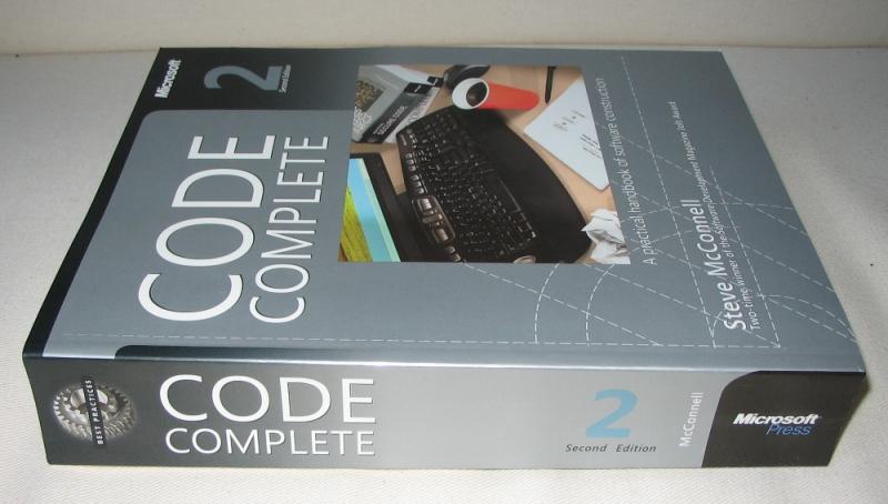 Code complete: A Practical Handbook of Software Construction, Second Edition