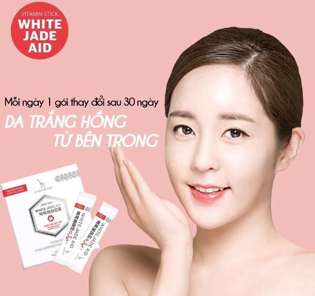 Collagen trắng da Hàn Quốc White Jade Aid