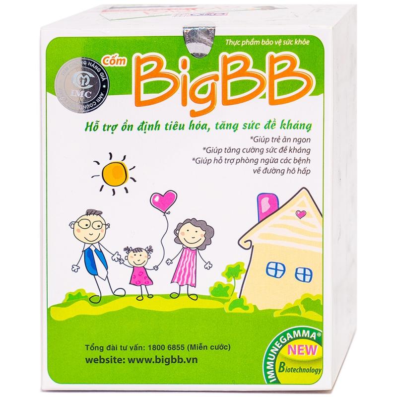 Cốm BigBB giúp trẻ ăn ngon, tăng sức đề kháng