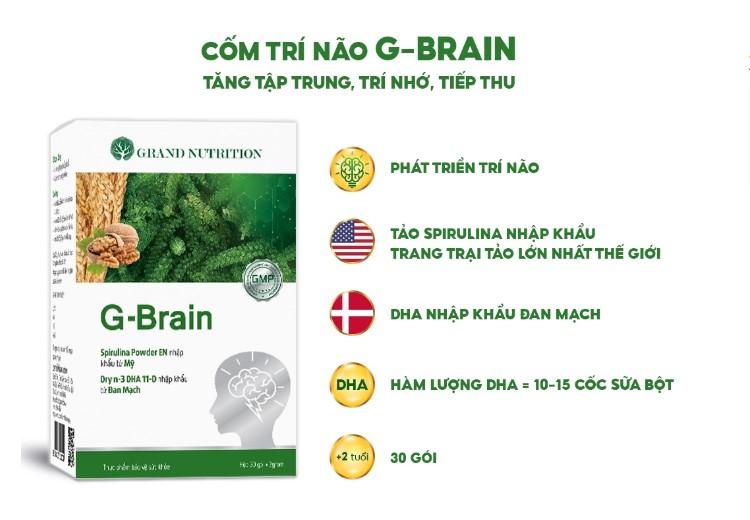 Cốm hỗ trợ trí não G-Brain