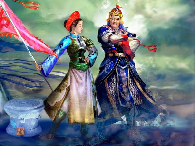 Hình ảnh Quang Trung và Ngọc Hân Công chúa. Ảnh minh họa