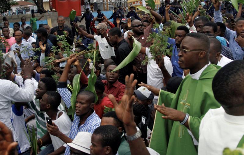 Cuộc diễu hành Công Giáo tại Congo