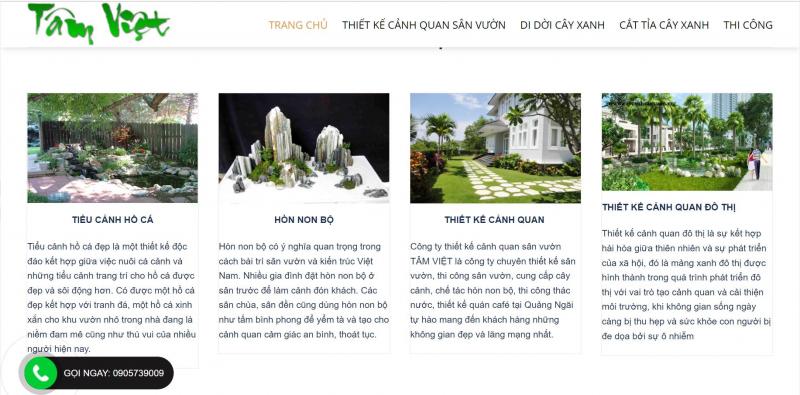 Công ty Cây xanh Cảnh quan Tâm Việt