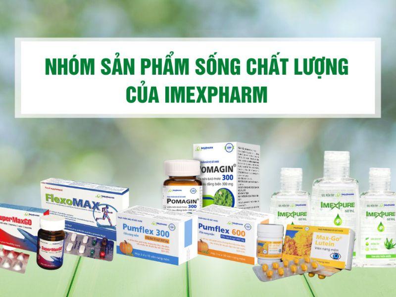 Một số sản phẩm thuốc nổi bật của Công ty Cổ phần Dược phẩm Imexpharm (IMP)