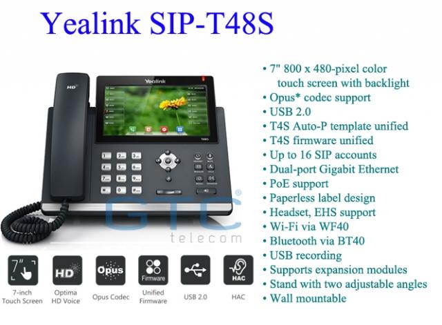 Điện thoại Yealink SIP-T48S