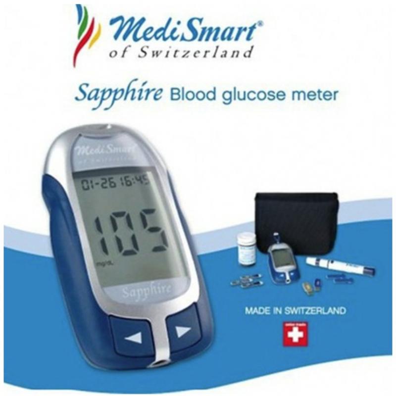 ﻿﻿Máy đo đường huyết Medismart Sapphire Plus