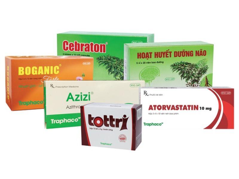 Một số sản phẩm thuốc nổi bật của Traphaco (TRA)