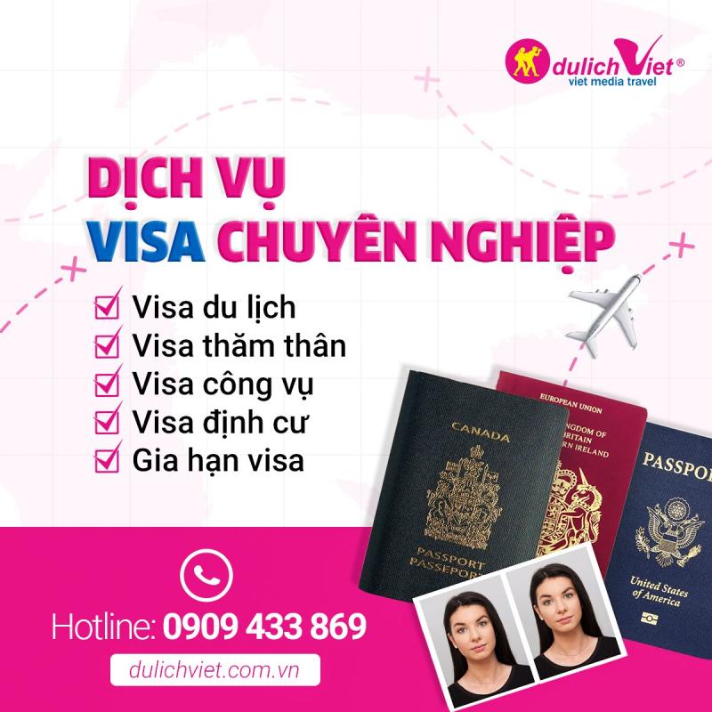 Du Lịch Việt - Visa cung cấp dịch vụ Visa chuyên nghiệp