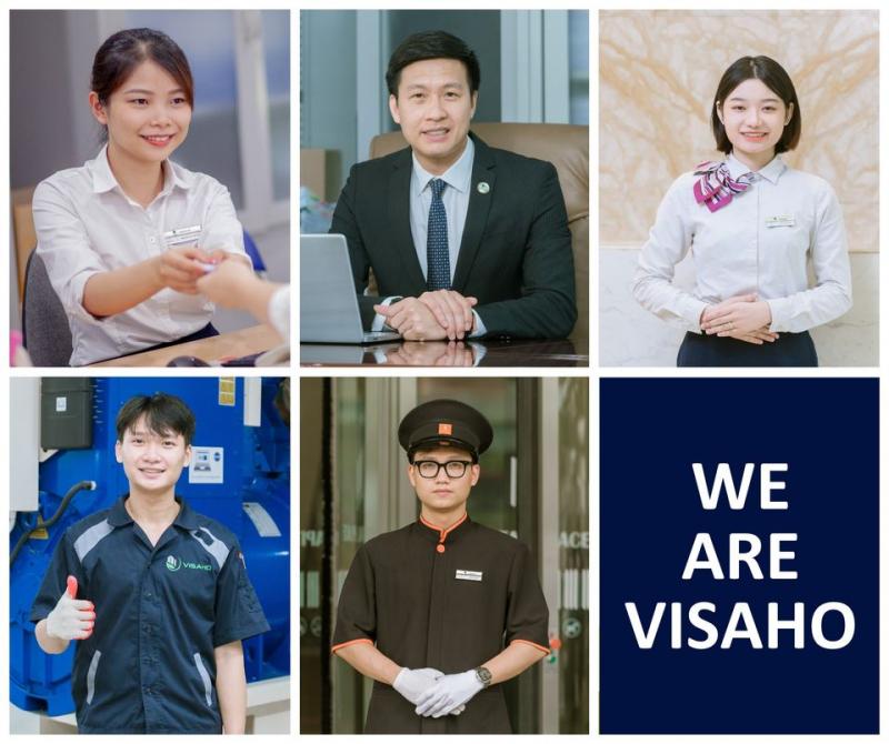 Đội ngũ nhân sự của VISAHO được đào tạo bài bản, chuyên nghiệp và đáng tin cậy