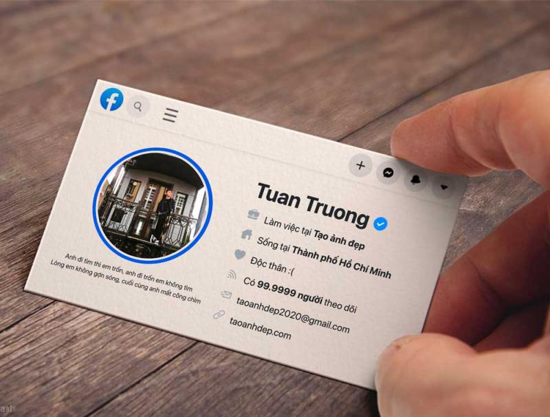 In card visit đẹp tại Công ty in Quang Trung (hình minh họa)