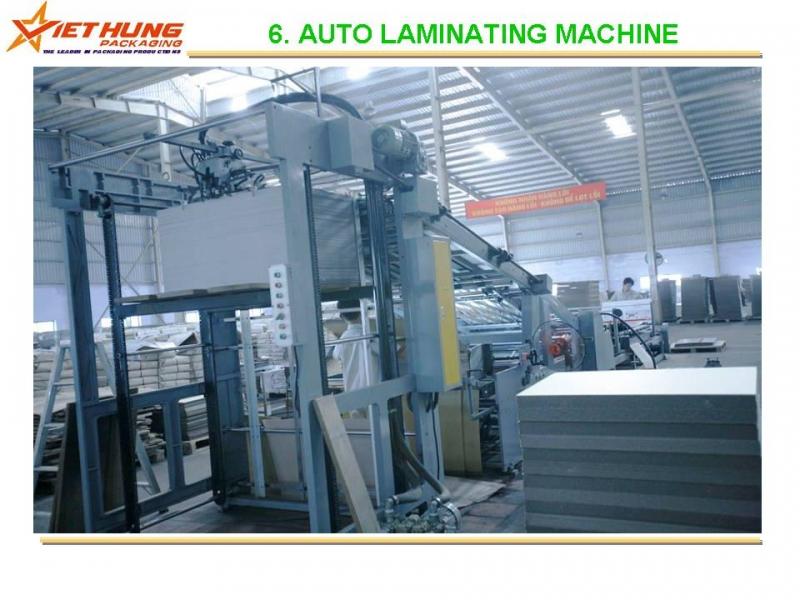 Xưởng máy móc sản xuất của công ty TNHH Bao Bì Việt Hưng