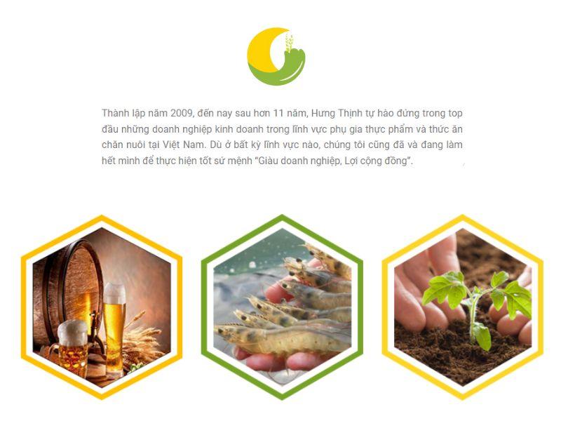 Hưng Thịnh Việt Nam hoạt động trong lĩnh vực cung cấp nguyên liệu và phụ gia chế biến thực phẩm sạch ở Việt Nam