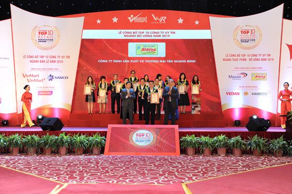 Công ty TNHH SX&TM Tân Quang Minh liên tục được công nhận là doanh nghiệp uy tín