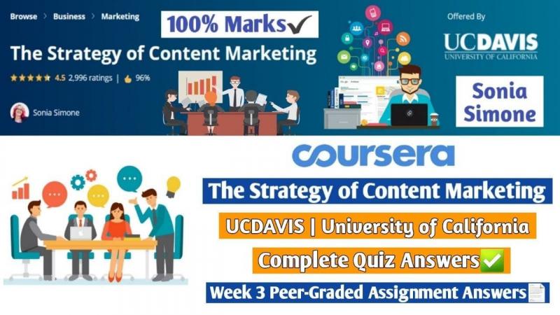 Coursera: Strategy of content marketing