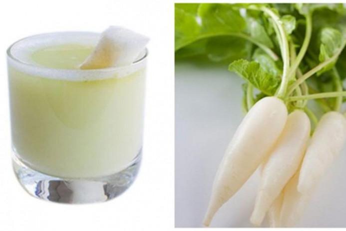 Củ cải trắng có chất khử độc tự nhiên có tác dụng ức chế và khử bớt mùi hôi trên cơ thể, đặc biệt là mùi hôi chấn.