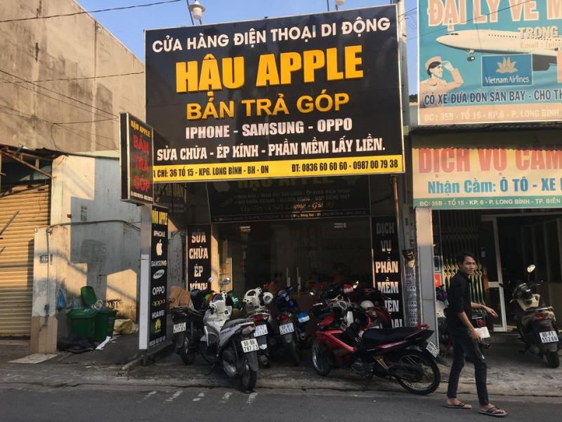 Cửa hàng sửa chữa điện thoại Hậu Apple