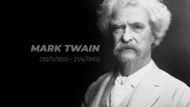 Nhà văn Mark Twain