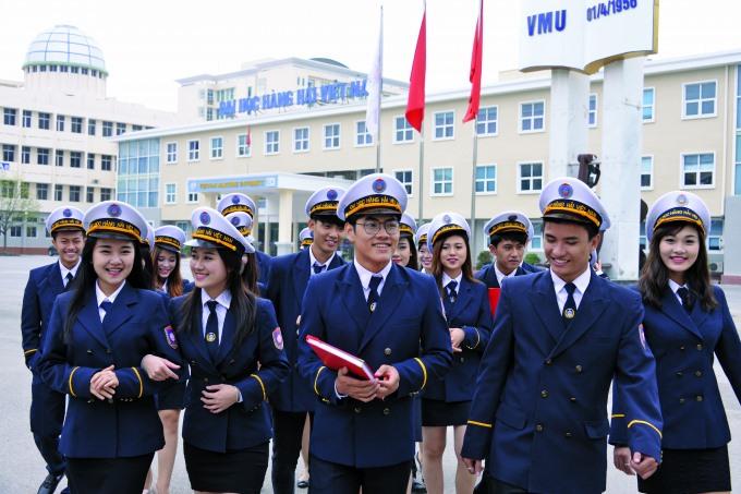 Sinh viên trường Đại học Hàng Hải Việt Nam