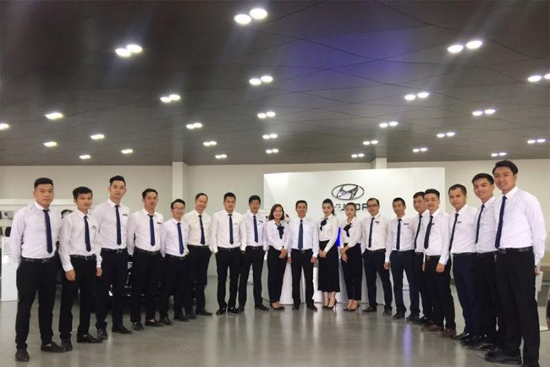 Đội ngũ nhân viên tại Hyundai Đông Đô
