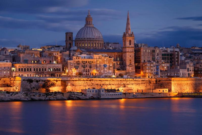 Đảo Malta về đêm