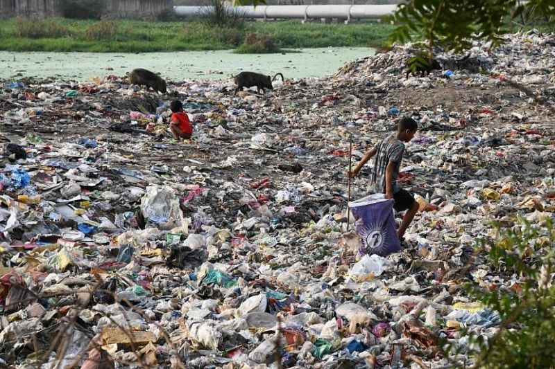 Lượng rác thải rất lớn tại Ấn Độ
